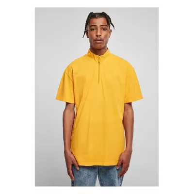 URBAN CLASSICS Boxy Zip Pique Tee - magicmango 68077600