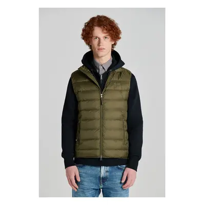 VESTA GANT LIGHT DOWN GILET JUNIPER GREEN 84605555