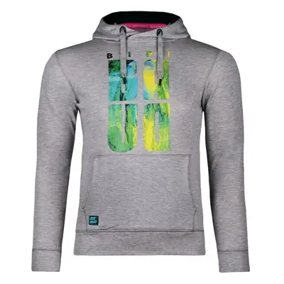 Pánská mMikina BIDI BADU Yohance Lifestyle Hoody Light Grey 92116019