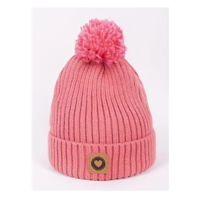 Yoclub Kidss Girls Winter Hat CZZ-0439G-AA10 75195618