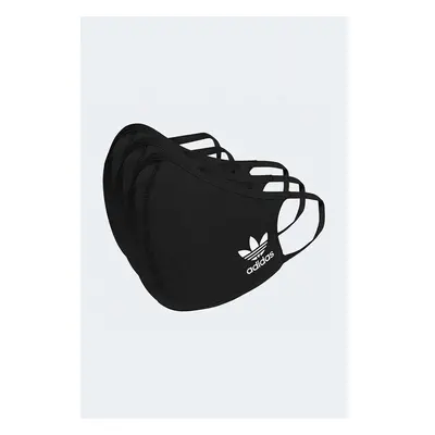 Ochranná rouška adidas Originals Face Covers 3-pack HB7851-black 84010648