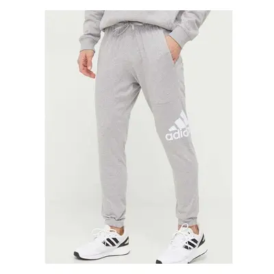 Tepláky adidas šedá barva, s potiskem, IC9429 88613503