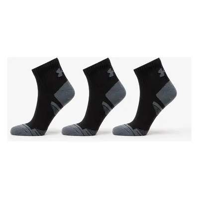 Ponožky Under Armour Performance Cotton 3-Pack QTR Socks Black L 89970313