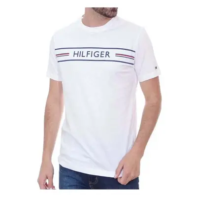 Pánské bílé triko Tommy Hilfiger SLIM FIT 69644331