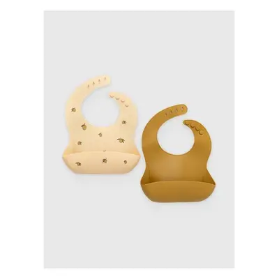 Dětský podbradník Konges Sløjd 2 PACK SILICONE BIB 2-pack 76554549