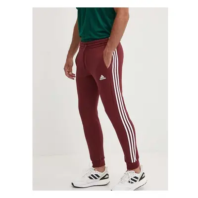 Tepláky adidas Essentials vínová barva, s aplikací, JG5951 92999378