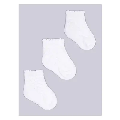 Yoclub Kidss Girls Jacquard Socks 3-pack SKL-0001G-0100 68494555