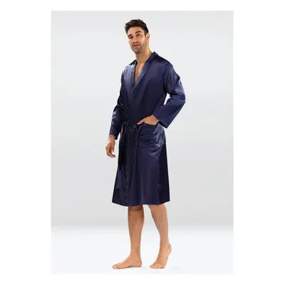 Pánský župan DKaren DKaren_Male_Housecoat_Christian_Navy_Blue 75753060