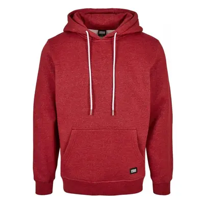 URBAN CLASSICS Basic Melange Hoody - bloodstonemelange 72205553