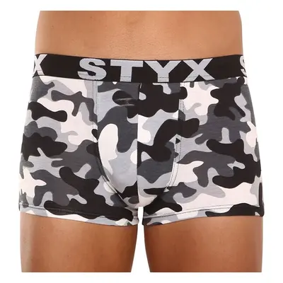 Pánské boxerky Styx art sportovní guma maskáč (G1457) 73379478