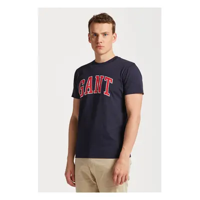 TRIČKO GANT MD. GANT T-SHIRT EVENING BLUE 80775879