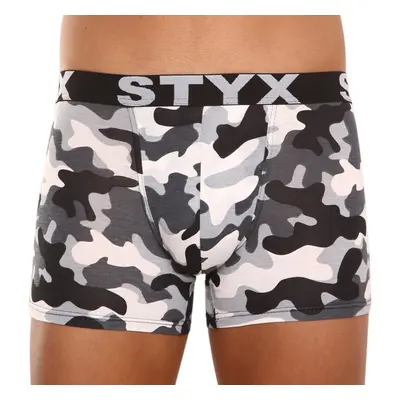 Pánské boxerky Styx long art sportovní guma maskáč (U1457) 73379475