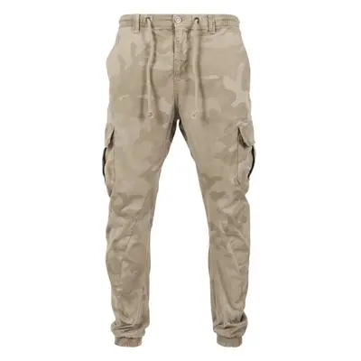 URBAN CLASSICS Camo Cargo Jogging Pants - sand camo 76375290