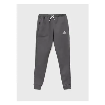 Dětské tepláky adidas Performance ENT22 SW PNTY šedá barva, hladké 83070976