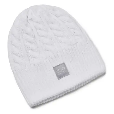 Čepice Under Armour Halftime Cable Knit Beanie White Universal 91030195