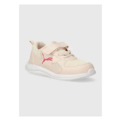 Dětské sneakers boty Puma Fun Racer AC Inf béžová barva 91546079