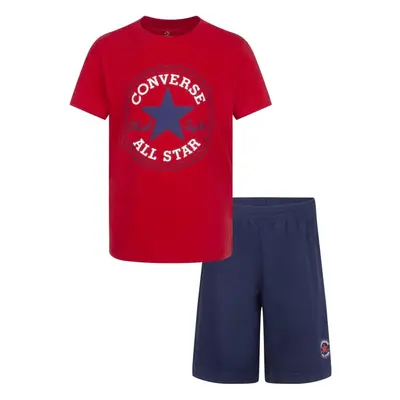 Converse ss tee & mesh short set RED 95709337