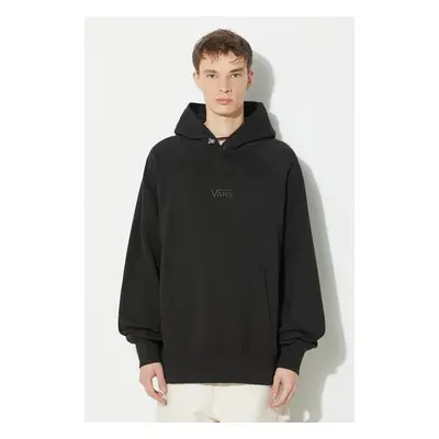 Bavlněná mikina Vans Premium Standards Hoodie Fleece LX pánská, černá 90914980