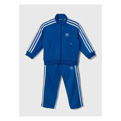 Dětská tepláková souprava adidas Originals FIREBIRD tmavomodrá barva, 94845259