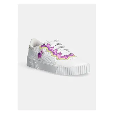 Dětské sneakers boty Puma Carina 2.0 Trolls 2 bílá barva, 398902 96045125