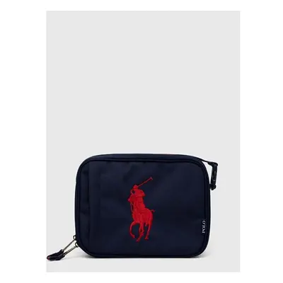 Dětská taška na oběd Polo Ralph Lauren tmavomodrá barva 80257369