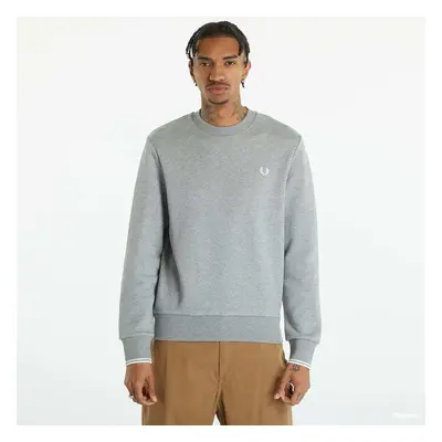 Mikina FRED PERRY Crew Neck Sweatshirt Steel Marl M 82641349