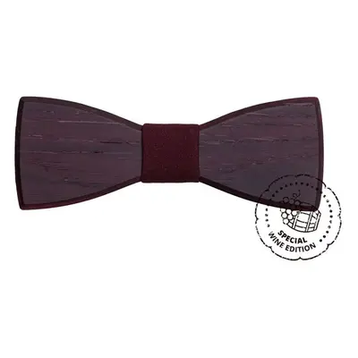 BeWooden Dřevěný motýlek Red Wine bow tie, pánský 53518897