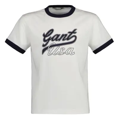 TRIČKO GANT CROPPED GANT USA SS T-SHIRT WHITE 82979901