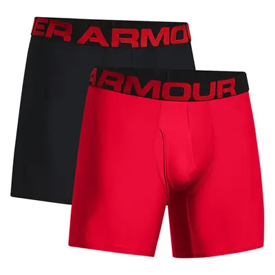 Boxerky Under Armour Tech 6In 2 Pack Red S 90446992