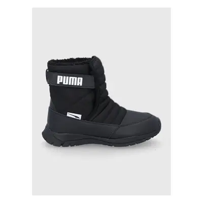 Dětské zimní boty Puma Puma Nieve Boot WTR AC PS černá barva 65179248