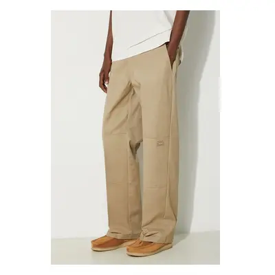 Kalhoty Dickies pánské, zelená barva, jednoduché, DK0A4XK3KHK1-KHAKI 84012022