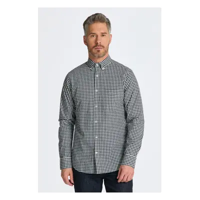 KOŠILE GANT REG POPLIN GINGHAM SHIRT BLACK 84606024