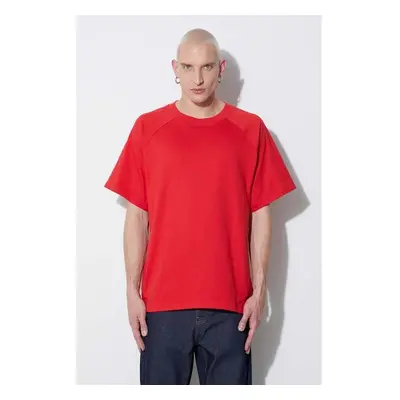 Bavlněné tričko adidas Originals Essentials Tee IA2445 červená barva, 85071936