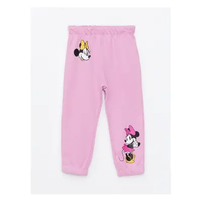 LC Waikiki Dívčí tepláky s elastickým pasem a potiskem Minnie Mouse 85333666