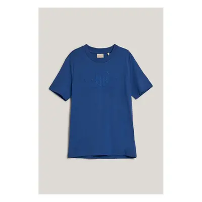 TRIČKO GANT REG TONAL SHIELD SS T-SHIRT RICH BLUE 93464156