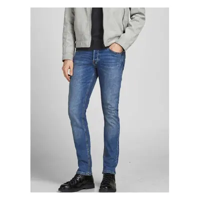 Modré slim fit džíny Jack & Jones Glenn - Pánské 91589261