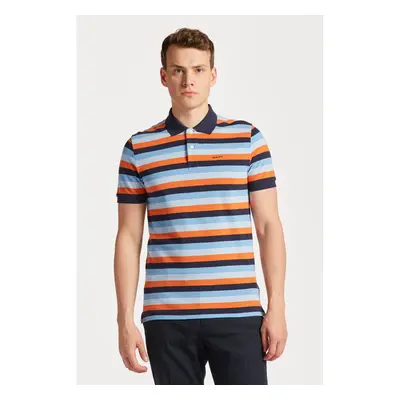 POLOKOŠILE GANT MULTI STRIPE SS PIQUE MULTICOLOR 76936465