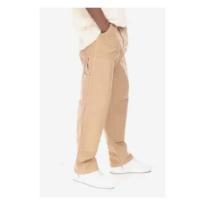 Bavlněné kalhoty Stan Ray Double Knee Pant SS23026KHA béžová barva, 84005738