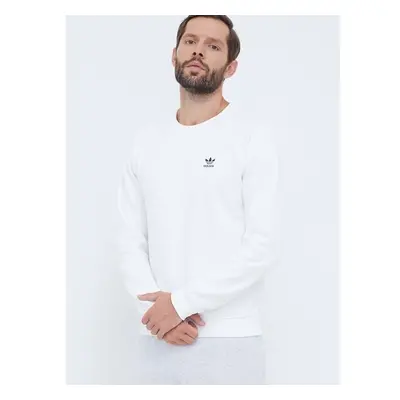 Mikina adidas Originals pánská, bílá barva, s aplikací 85077747