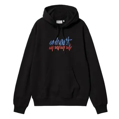 MMIKINA CARHARTT WIP Hooded Stereo Sweat - černá - 94352075