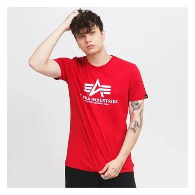 Alpha Industries Basic T-Shirt speed red/white 70388293