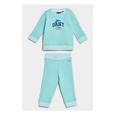 MIKINA GANT DOLPHIN SWEAT SET LAGOON 77050494