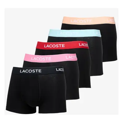 Boxerky LACOSTE Trunk Black/ Ledge/ Reseda/ Pastil 92911604