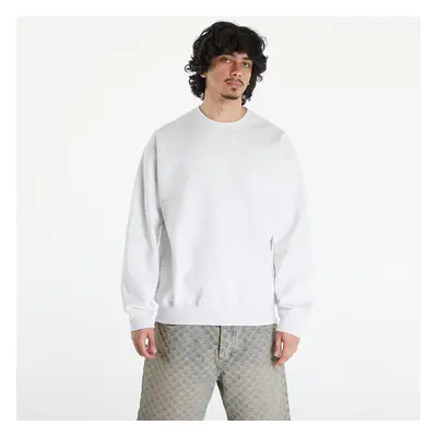 Mikina Nike Solo Swoosh Mens Fleece Crew Birch Heather/ White L 91580524