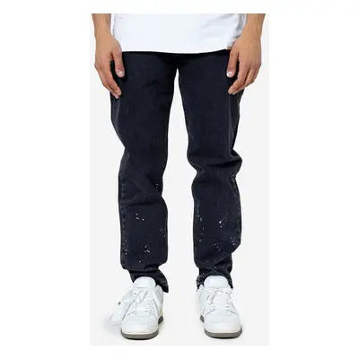 Džíny Don Lemme Straight Fit Jeans Splatter Washed Black 32 93464973