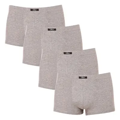 4PACK pánské boxerky S.Oliver šedé (MH-35H-41011828) 81335998