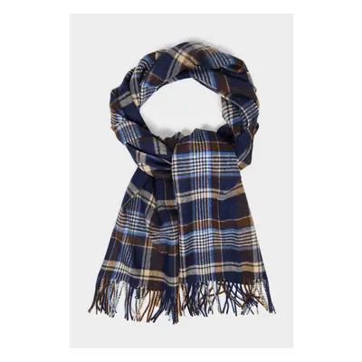 ŠÁLA GANT CHECK WOVEN SCARF MARINE 84705811