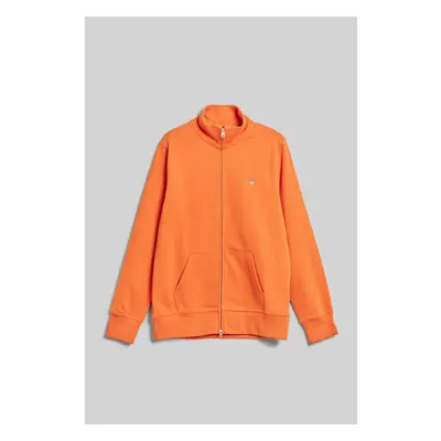 MIKINA GANT REG SHIELD FULL ZIP SWEAT PUMPKIN ORANGE 89791937