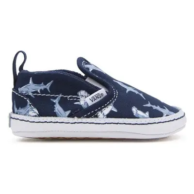 Dětské boty Vans Slip-On V Crib zelená barva 91049266