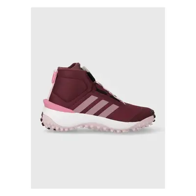 Dětské boty adidas FORTATRAIL BOA K růžová barva 85773572